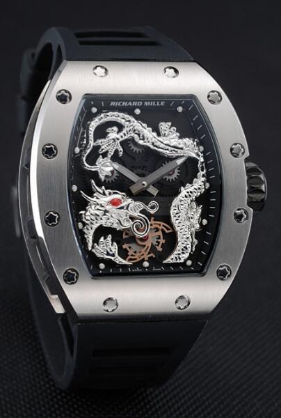 Richard Mille Replica Watch Tourbillon Dragon Jackie Chan RM 057 Steel